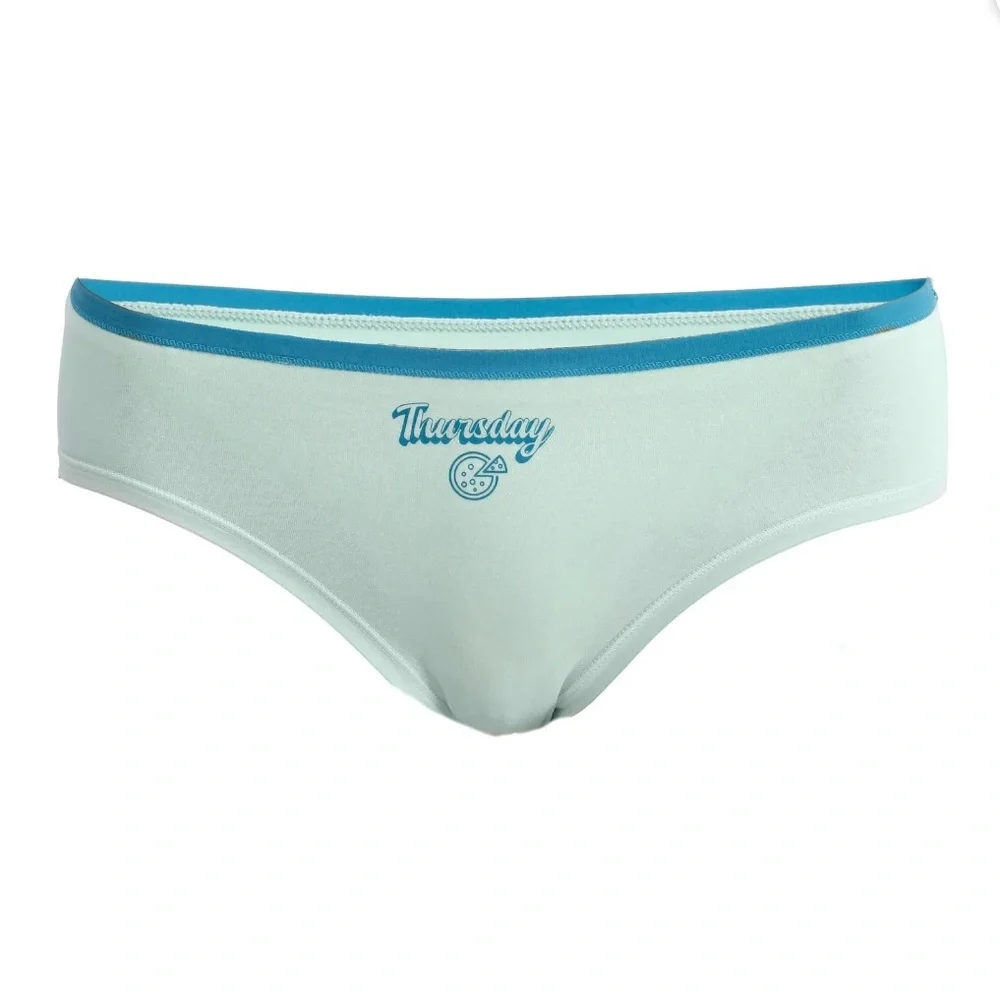 Cotton Hipster Panties, Days of the Week - 7 Pack